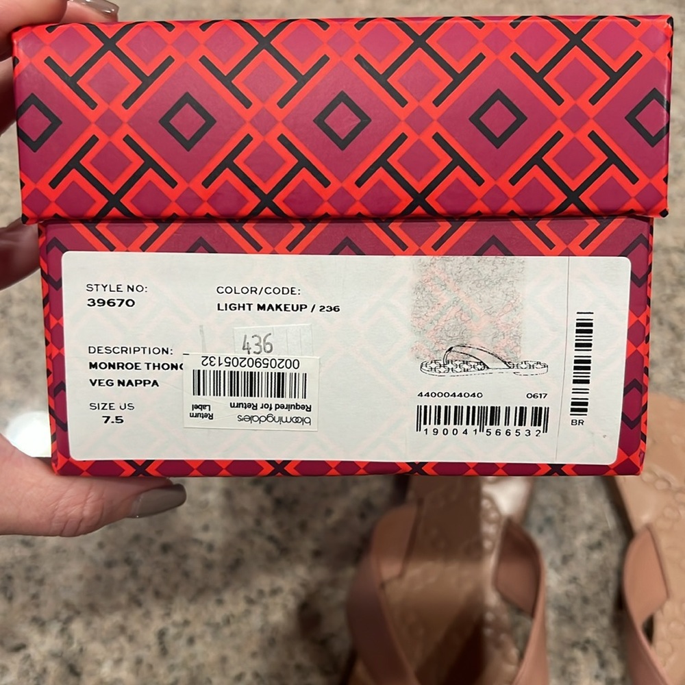 Tory Burch Monroe Thong Sandal - Picture 7 of 7